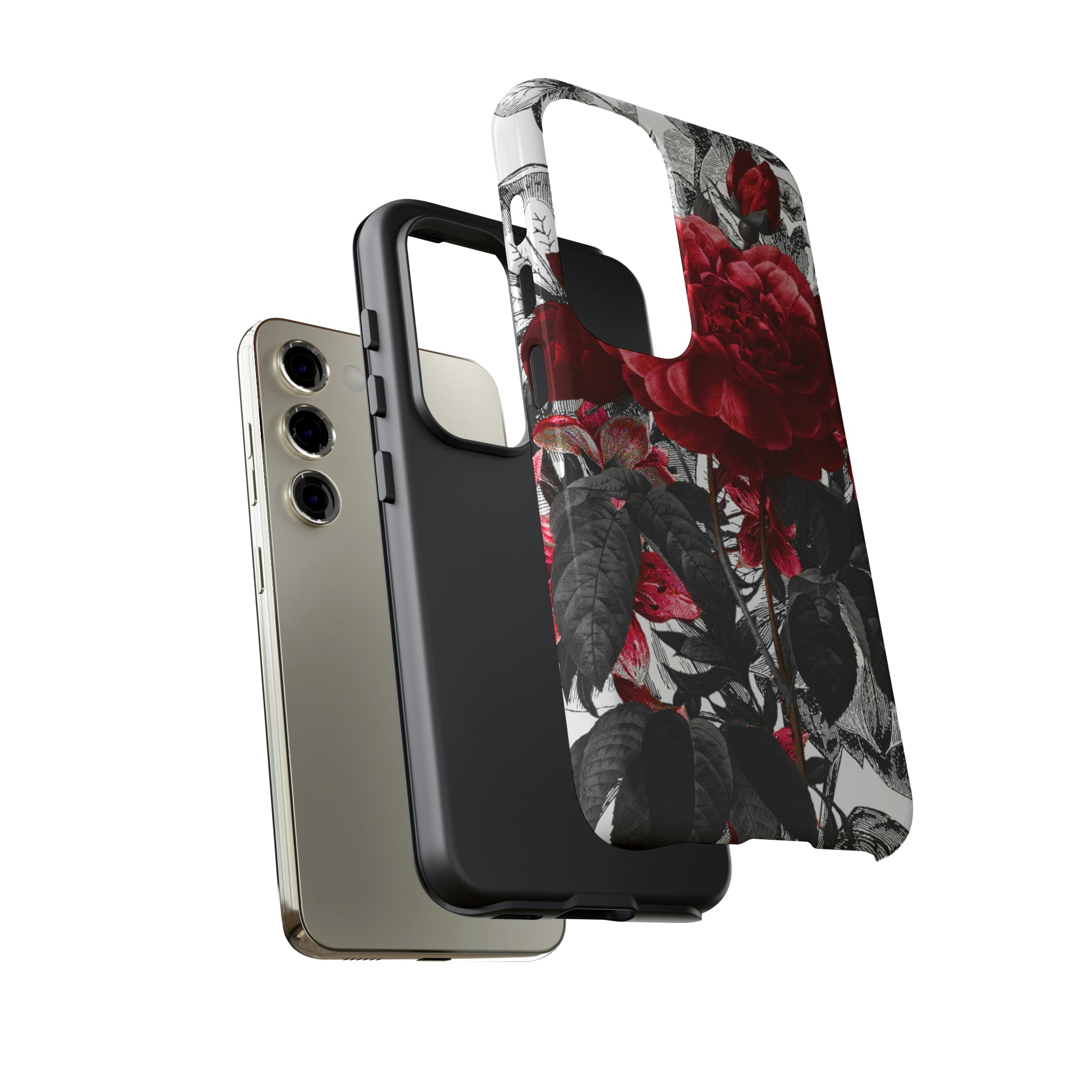 Grunicked Gothic Flower Samsung Case (Protective) Phone Case