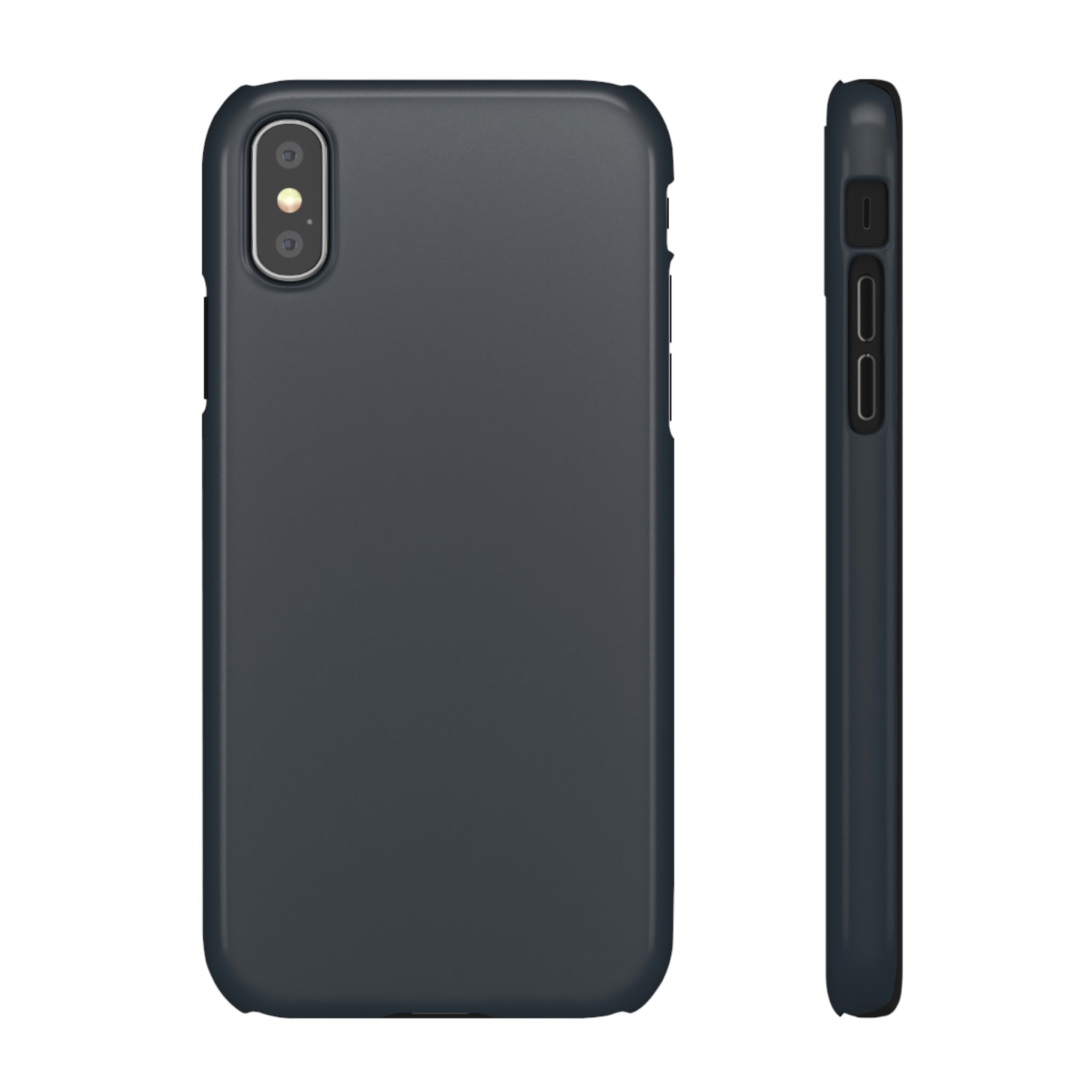 Gunmetal iPhone Case (Slim) iPhone XS Glossy Phone Case