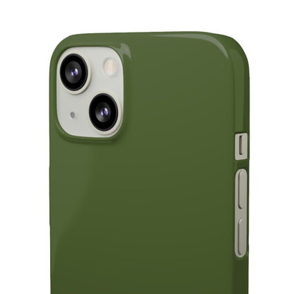 Dark Moss Green iPhone Case (Slim) Phone Case