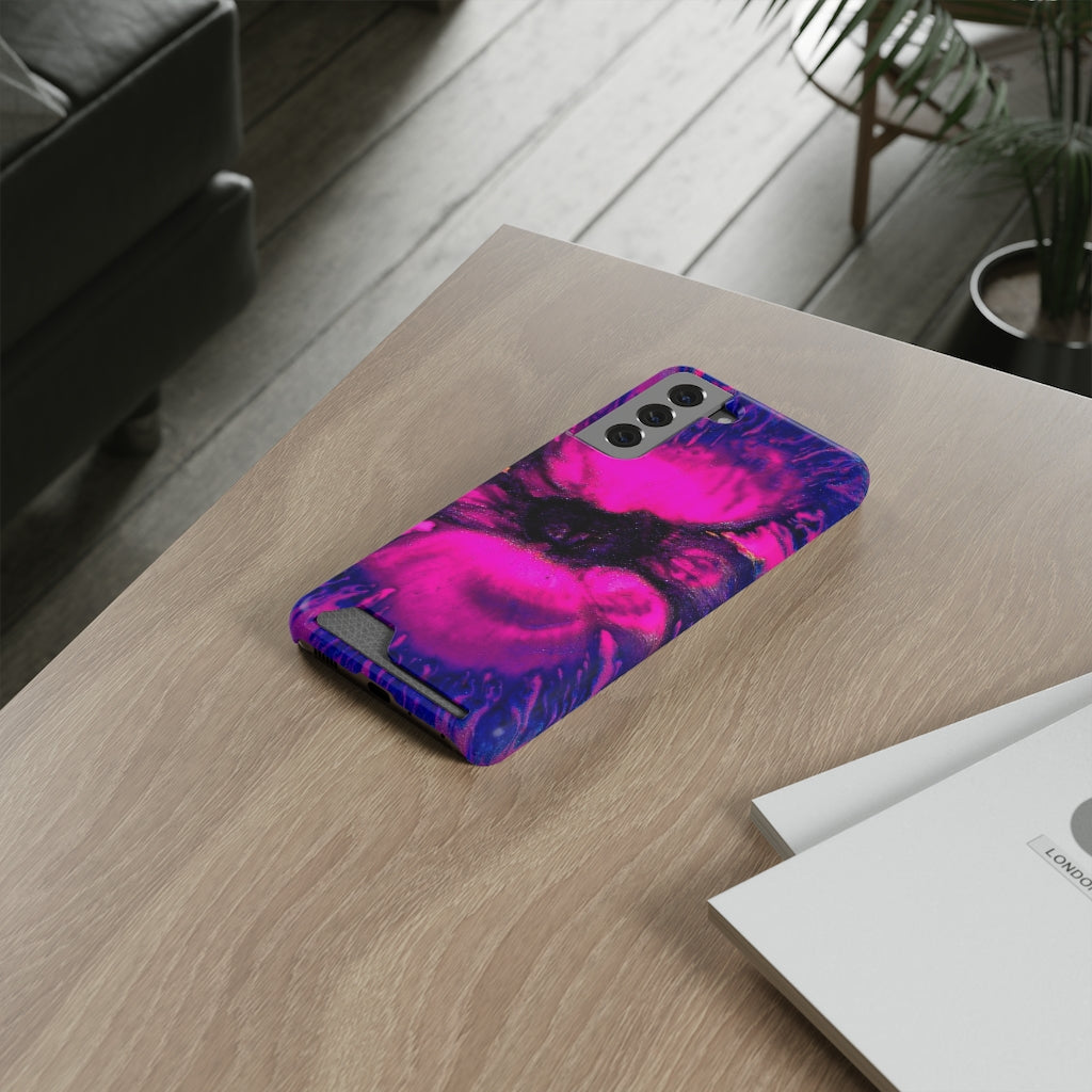 Deep Pink Ink Art Android Case (Card) Phone Case