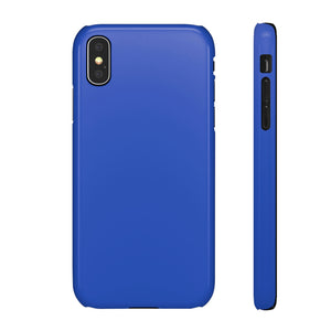 Cerulean Blue iPhone Case (Slim) iPhone X Glossy Phone Case