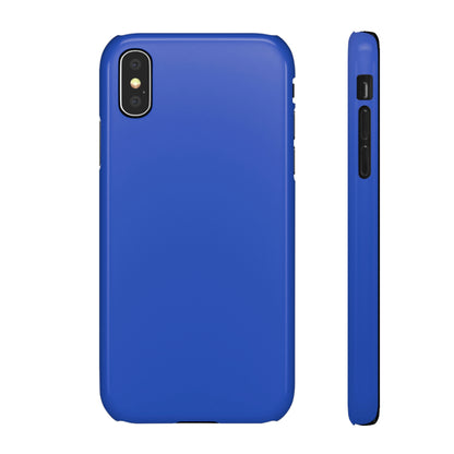 Cerulean Blue iPhone Case (Slim) iPhone X Glossy Phone Case