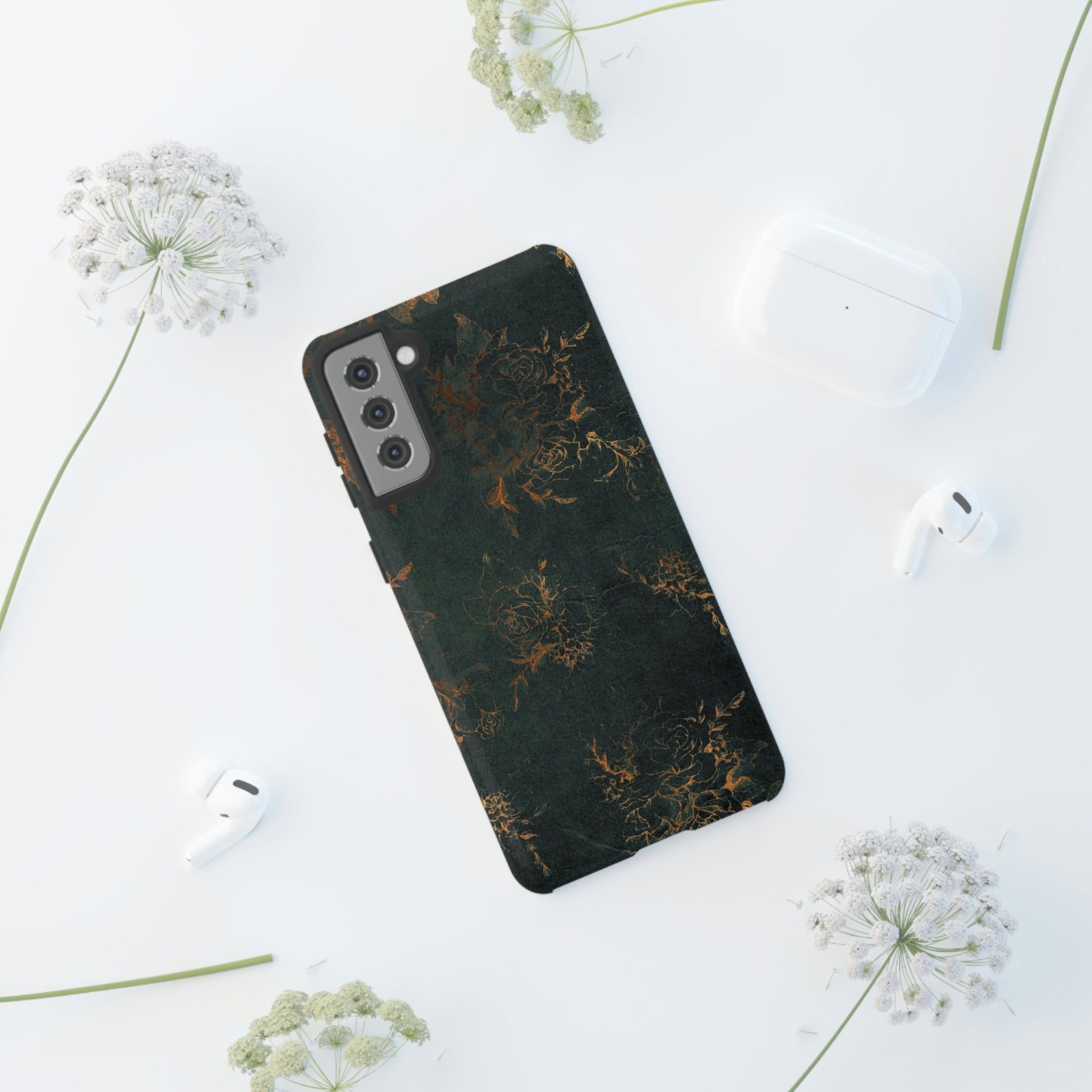 Shizrose Gothic Flower Samsung Case (Protective) Phone Case