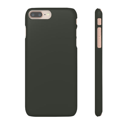 Black Olive iPhone Case (Slim) iPhone 8 Plus Matte Phone Case