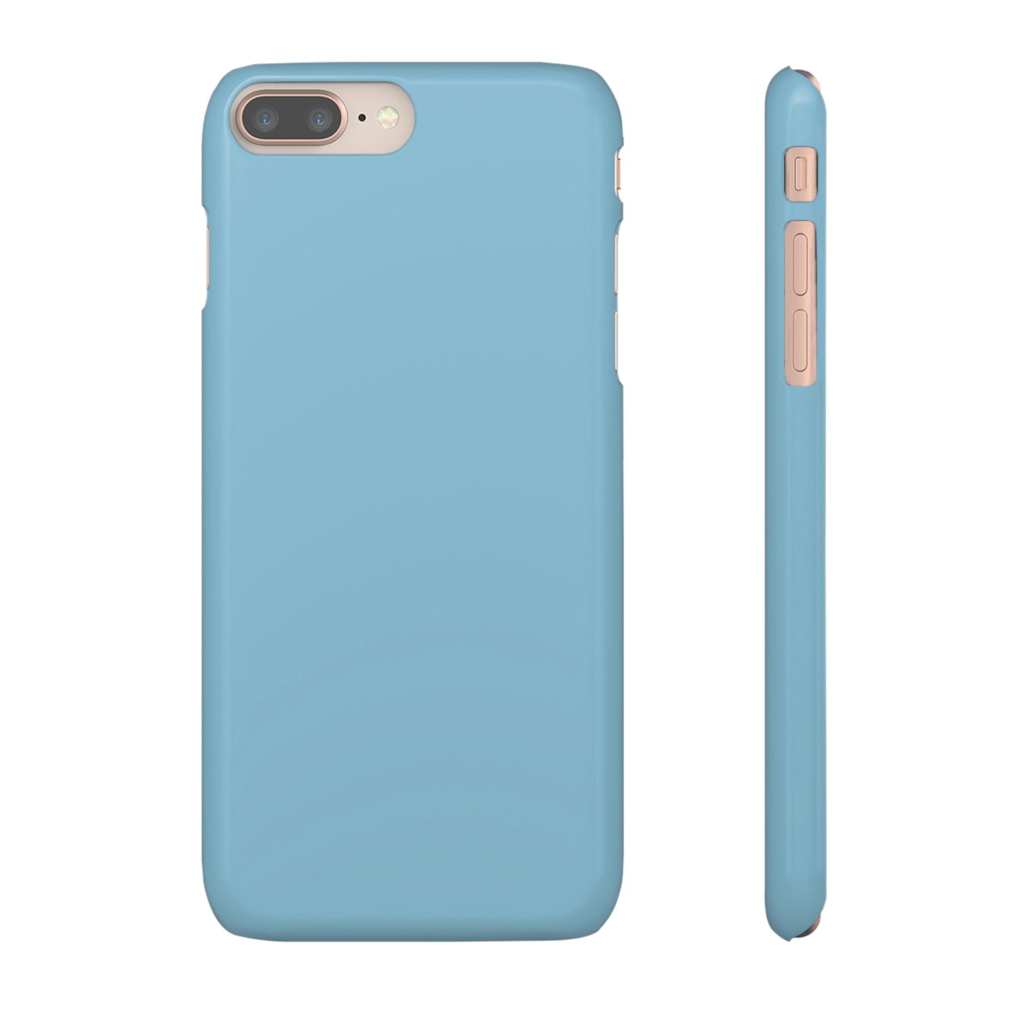 Dark Sky Blue iPhone Case (Slim) iPhone 8 Plus Glossy Phone Case