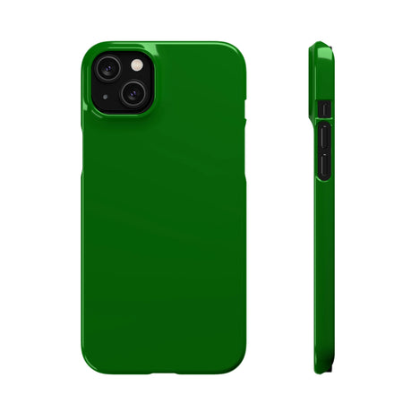 Dark Green iPhone Case (Slim) iPhone 14 Plus Glossy Phone Case