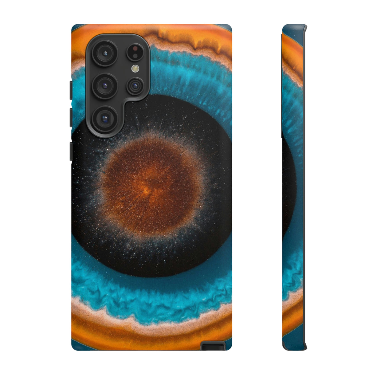 Center of Space Ink Art Android Case (Protective) Samsung Galaxy S22 Ultra Matte Phone Case