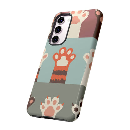 CASEBOB Phone Case Vintage Cat Paw Android Case (Protective)