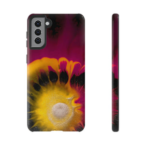 Deep Purple Ink Art Android Case (Protective) Samsung Galaxy S21 Plus Glossy Phone Case