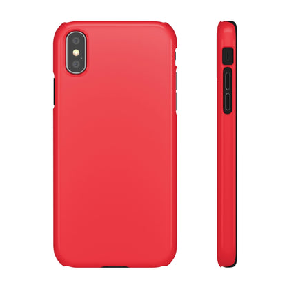 Imperial Red iPhone Case (Slim) iPhone XS Glossy Phone Case