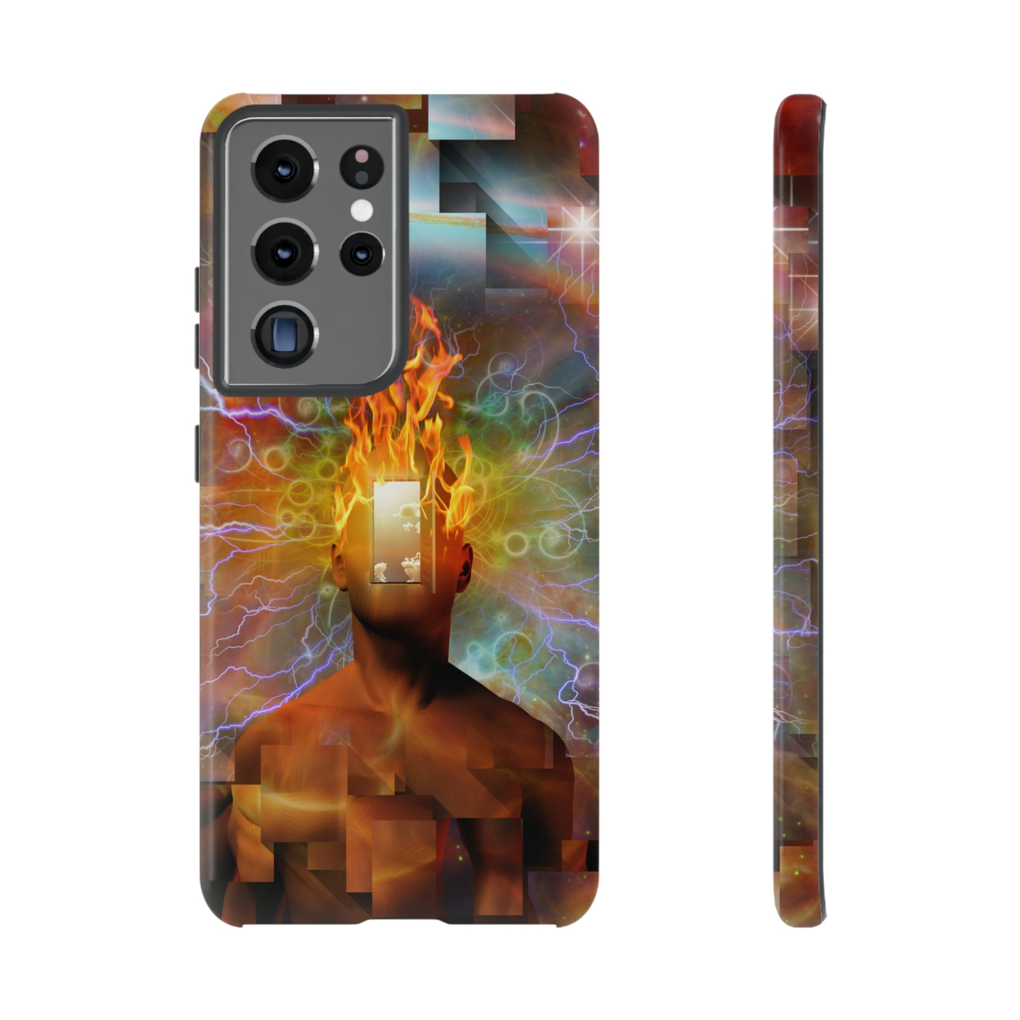 Burning Mind Android Case (Protective) Samsung Galaxy S21 Ultra Glossy Phone Case