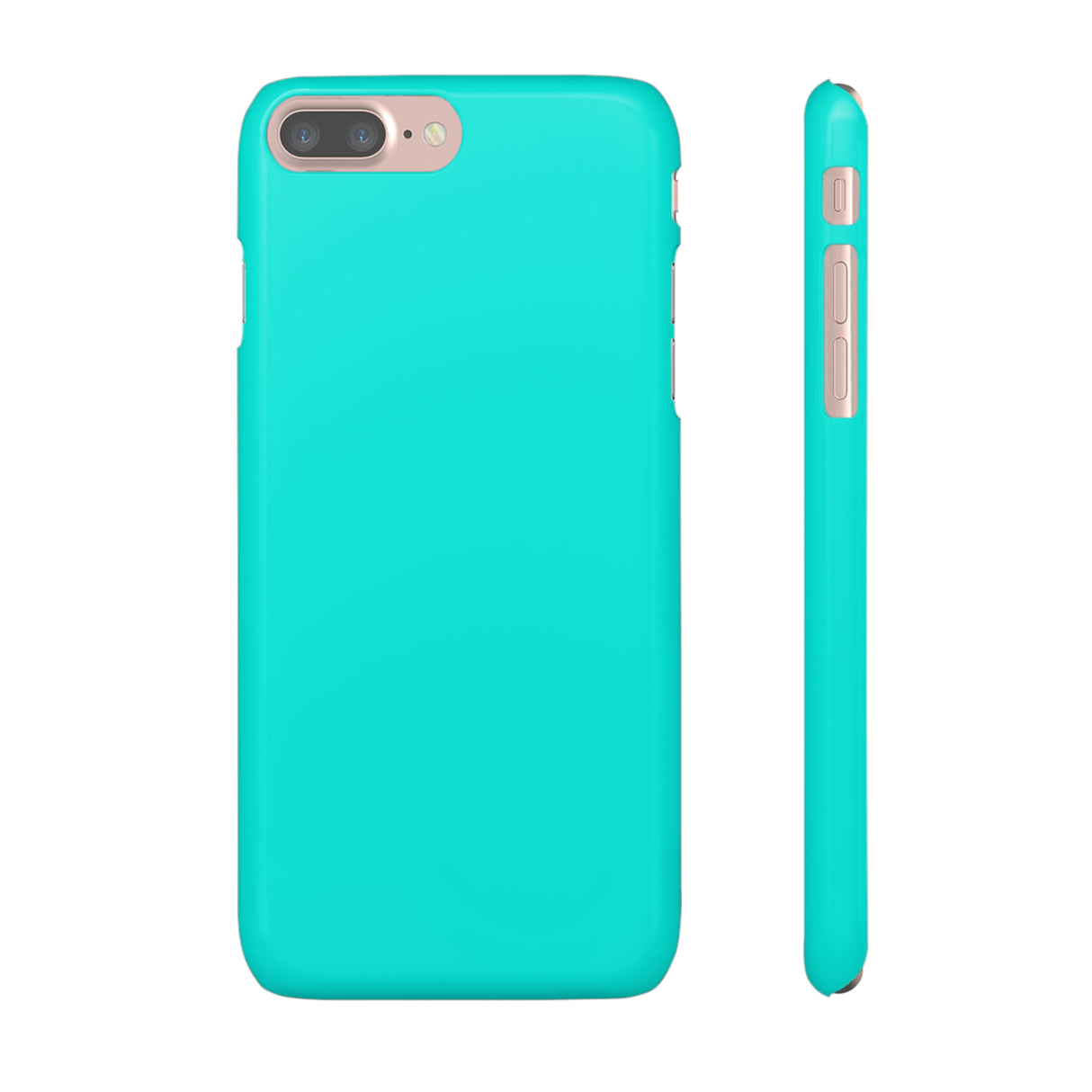 Bright Turquoise iPhone Case (Slim) iPhone 7 Plus Glossy Phone Case