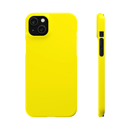 Canary Yellow iPhone Case (Slim) iPhone 14 Plus Glossy Phone Case