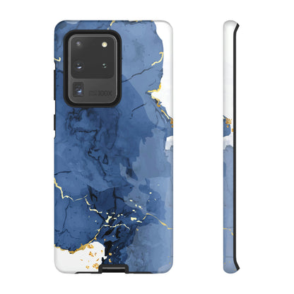 Classic Blue Watercolor Android Case (Protective) Samsung Galaxy S20 Ultra Matte Phone Case