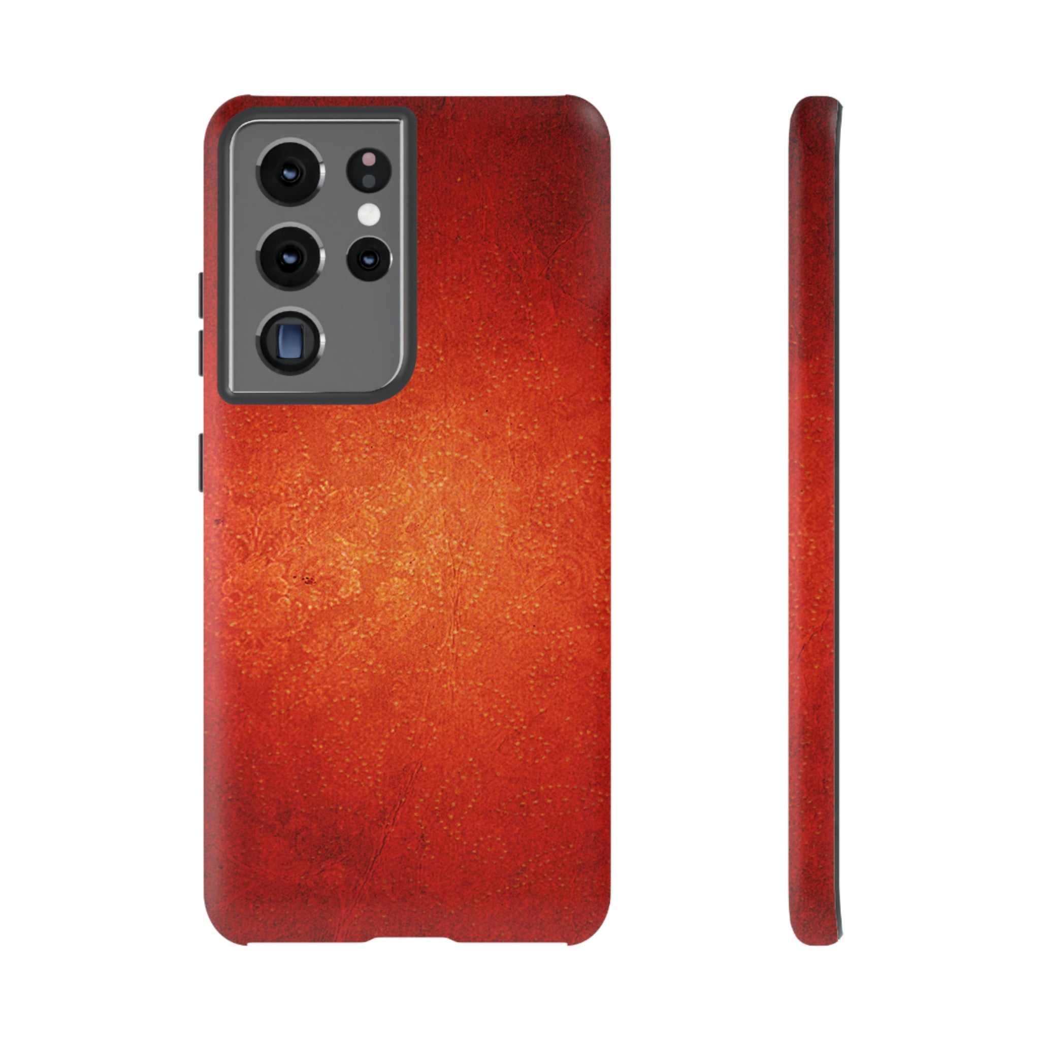 Red Grunge Android Case (Protective) Samsung Galaxy S21 Ultra Matte Phone Case