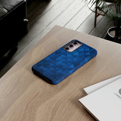 Blue Geometric Android Case (Protective) Phone Case