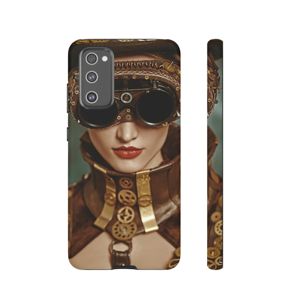 Steampunk Lady Android Case (Protective) Samsung Galaxy S20 FE Matte Phone Case