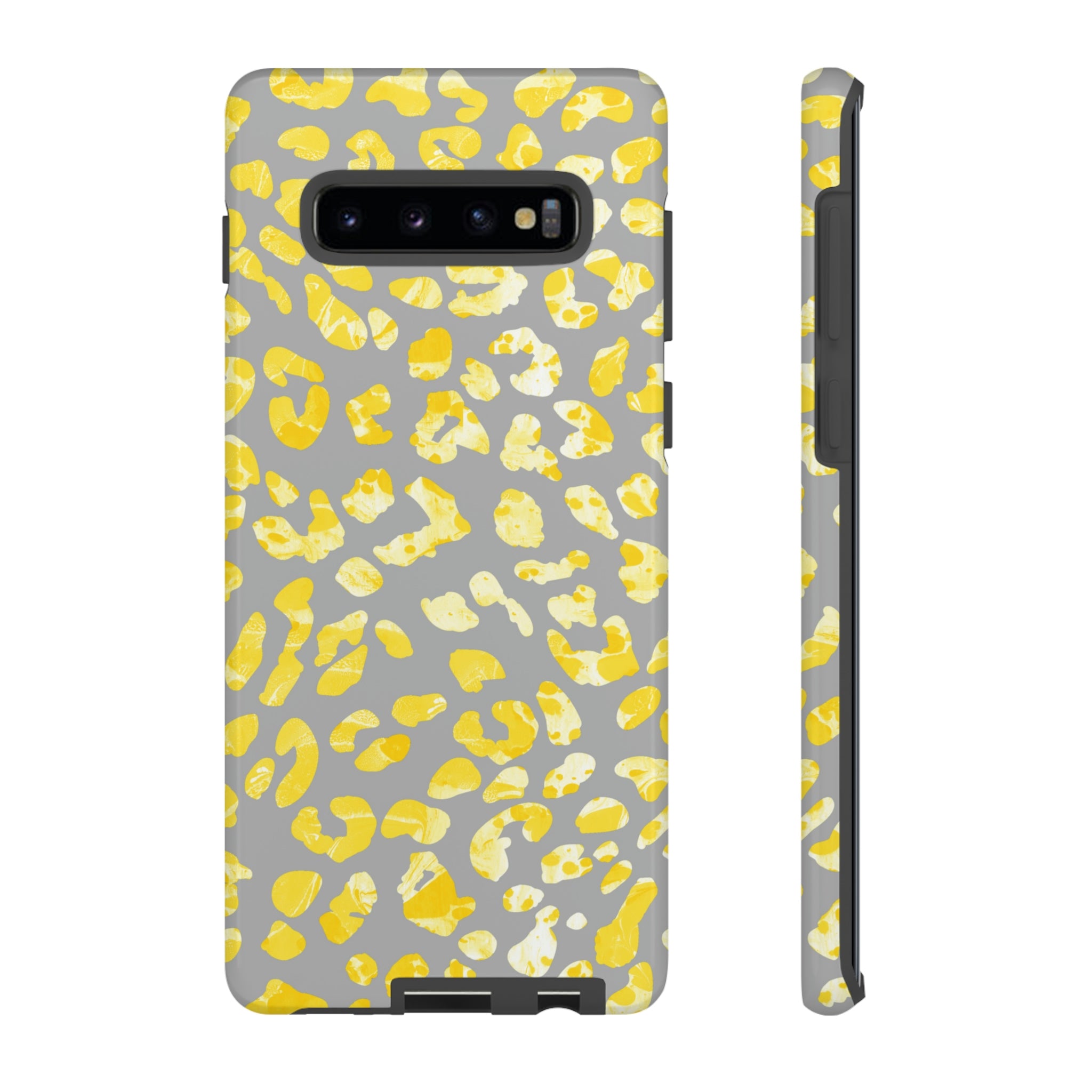 Leopard Pattern Android Case (Protective) Samsung Galaxy S10 Plus Glossy Phone Case