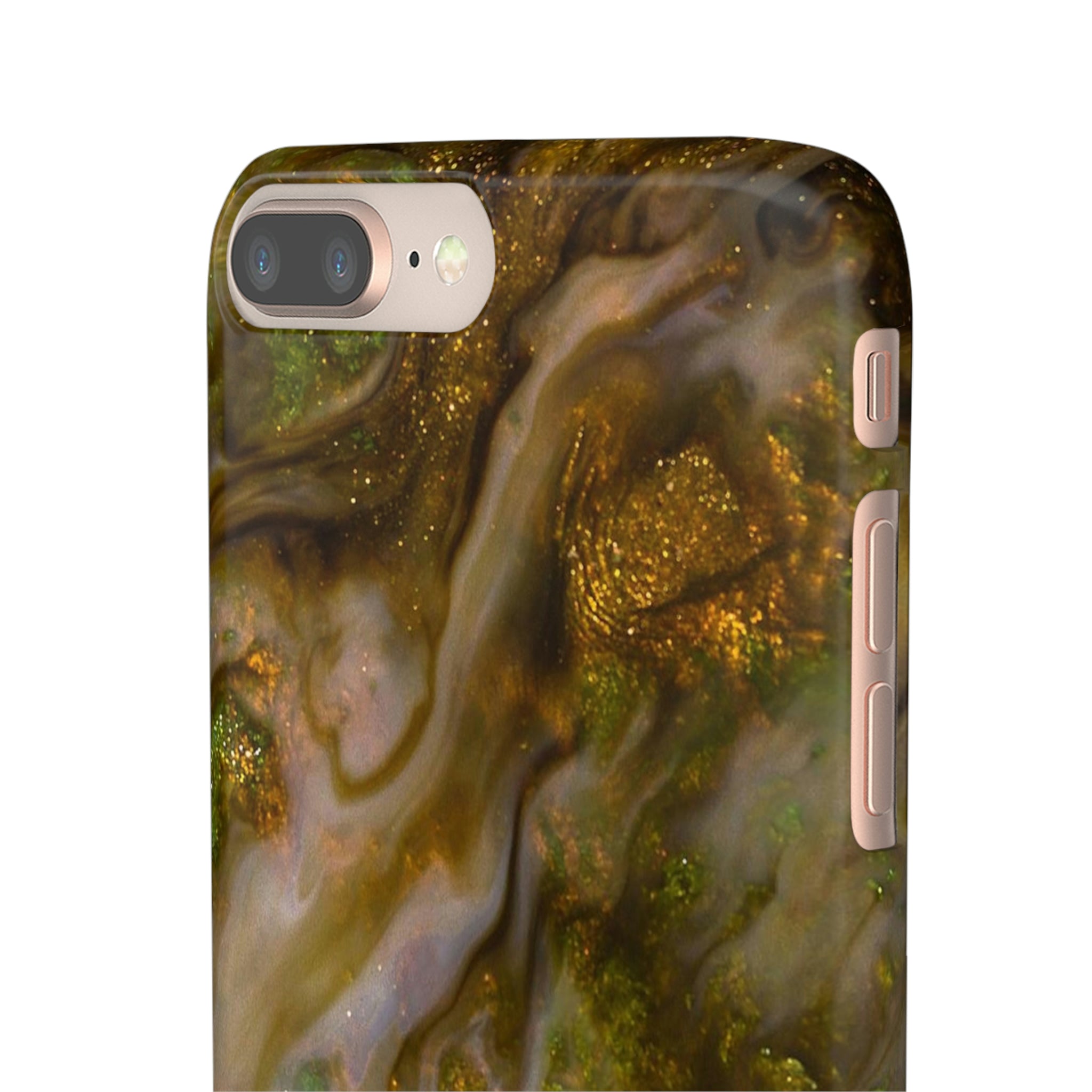 Smaragd Green Ink Art iPhone Case (Slim) Phone Case