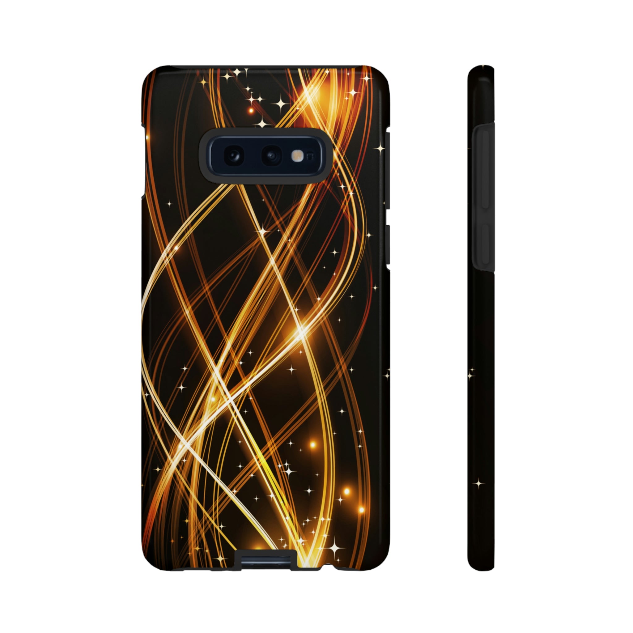 Golden Lines Android Case (Protective) Samsung Galaxy S10E Glossy Phone Case