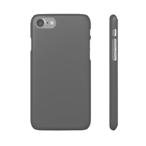 Dim Gray iPhone Case (Slim) iPhone 7 Glossy Phone Case