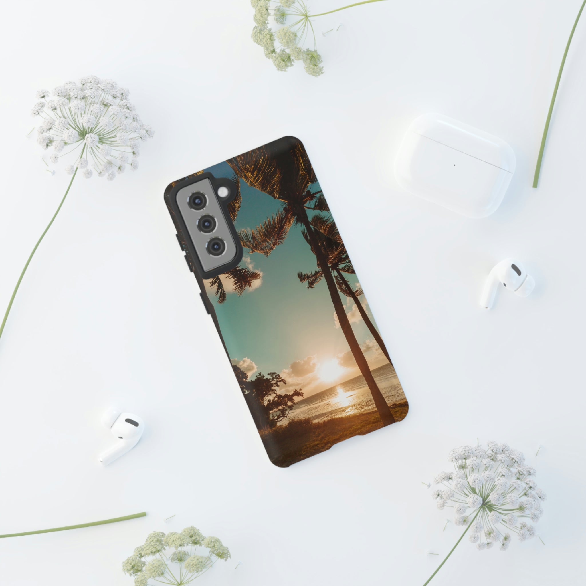 Sundown Palmtrees Android Case (Protective) Phone Case