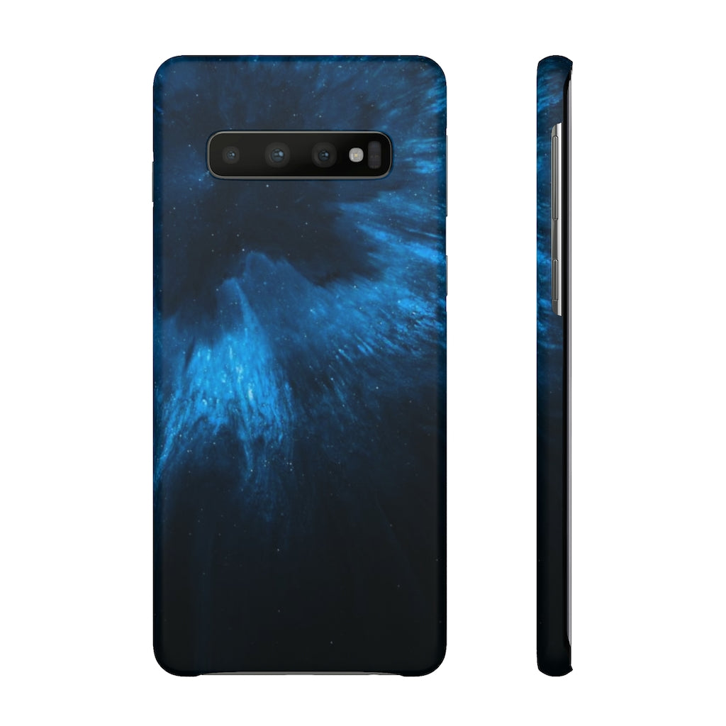 Deep Space Ink Art Android Case (Slim) Samsung Galaxy S10 Matte Phone Case