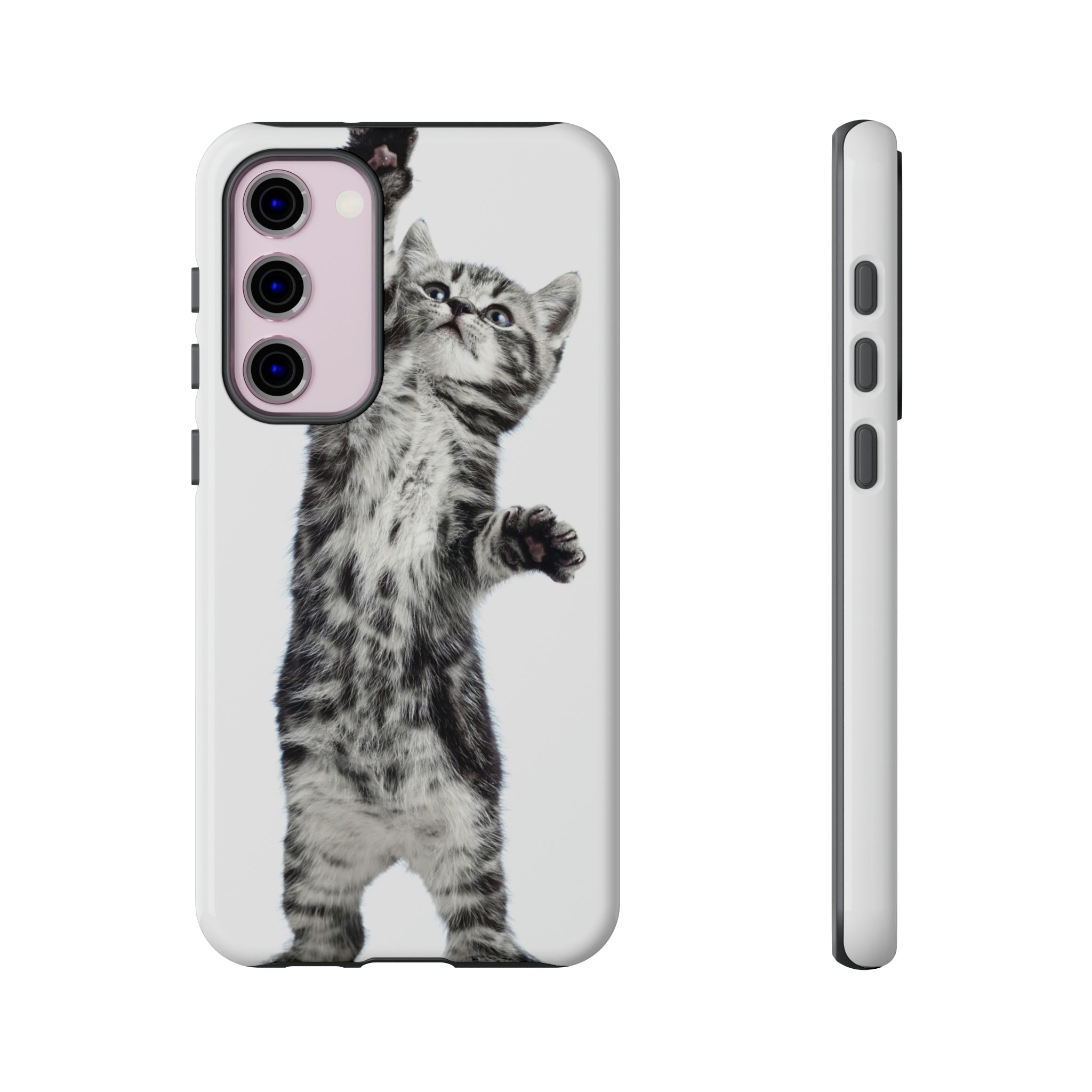 Playful Kitten Android Case (Protective) Samsung Galaxy S23 Plus Glossy Phone Case