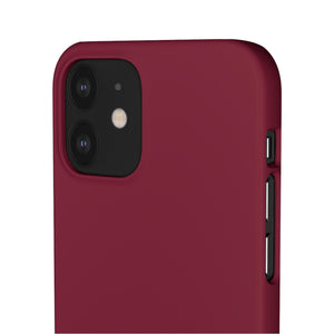 Claret Red iPhone Case (Slim) Phone Case