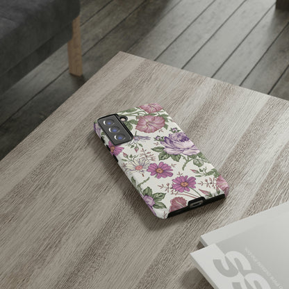 Pastel Vintage Flower Samsung Case (Protective) Phone Case