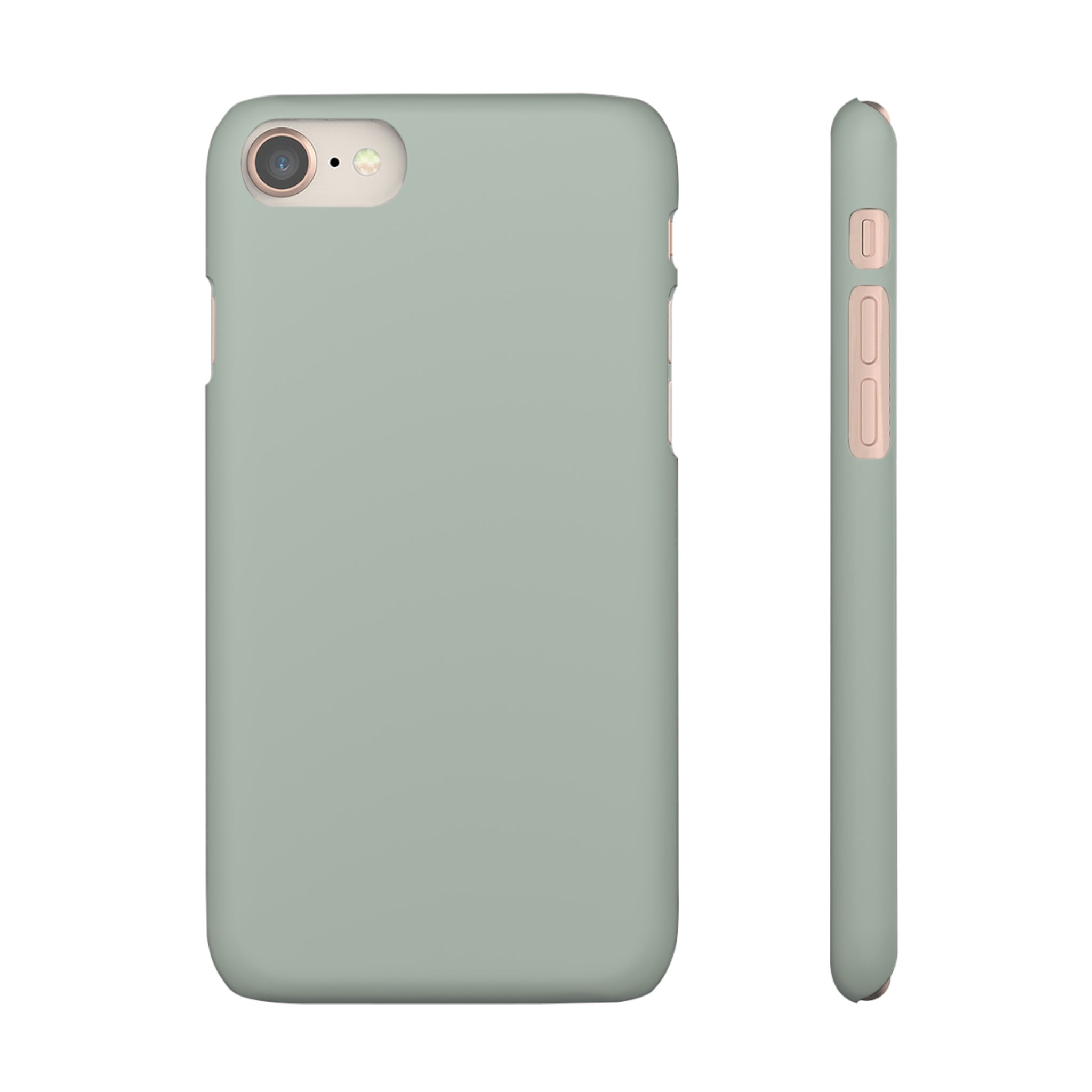 Ash Grey iPhone Case (Slim) iPhone 8 Matte Phone Case