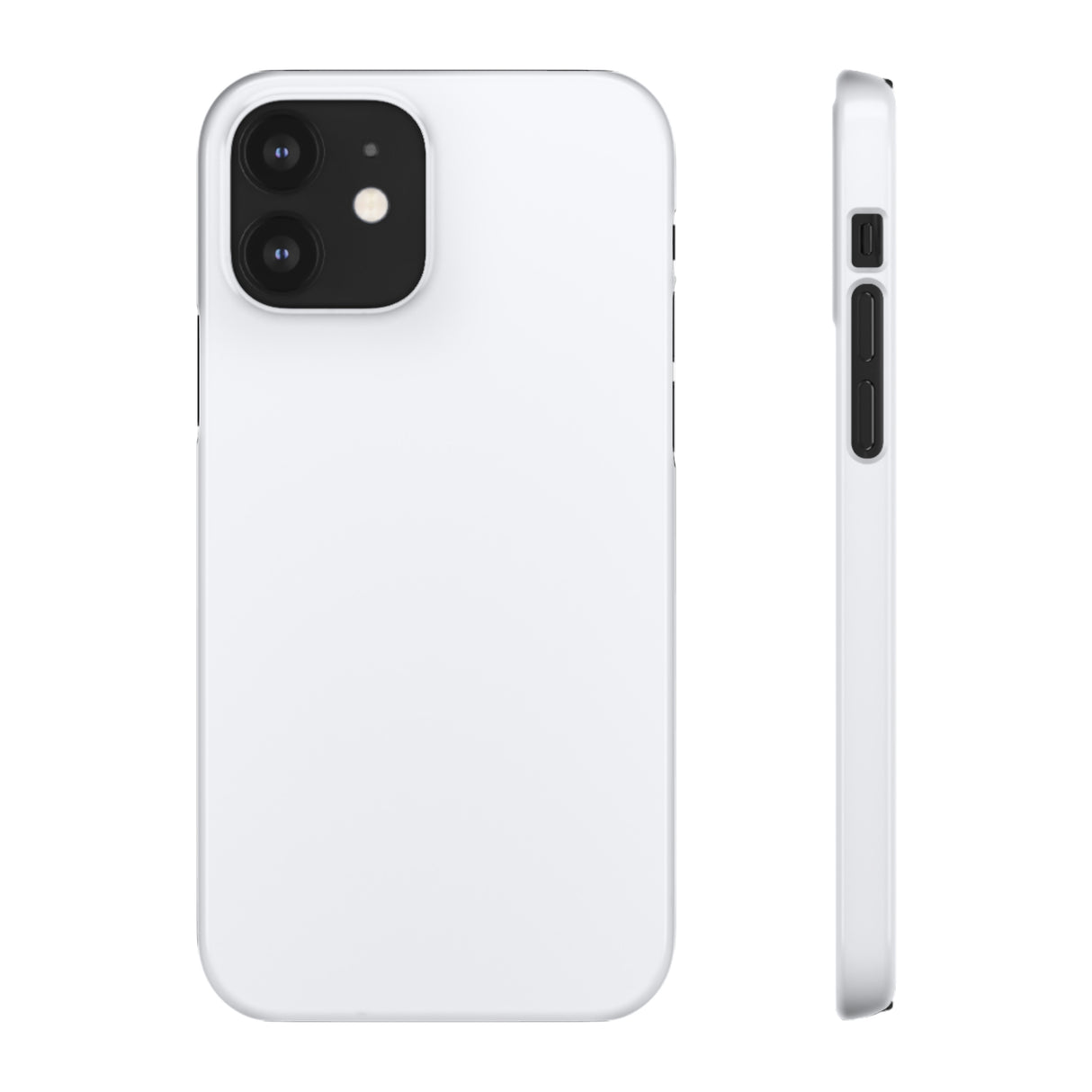 Ghost White iPhone Case (Slim) iPhone 12 Glossy Phone Case