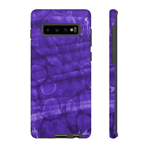 Purple Ebru Art Android Case (Protective) Samsung Galaxy S10 Plus Glossy Phone Case