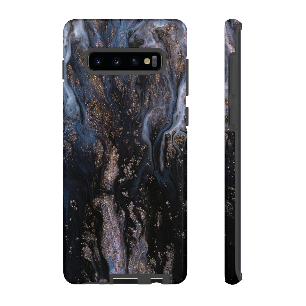 Blue River Ink Art Android Case (Protective) Samsung Galaxy S10 Plus Glossy Phone Case