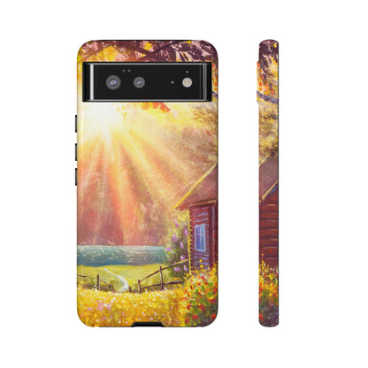 Flower Bushes Android Case (Protective) Google Pixel 6 Glossy Phone Case