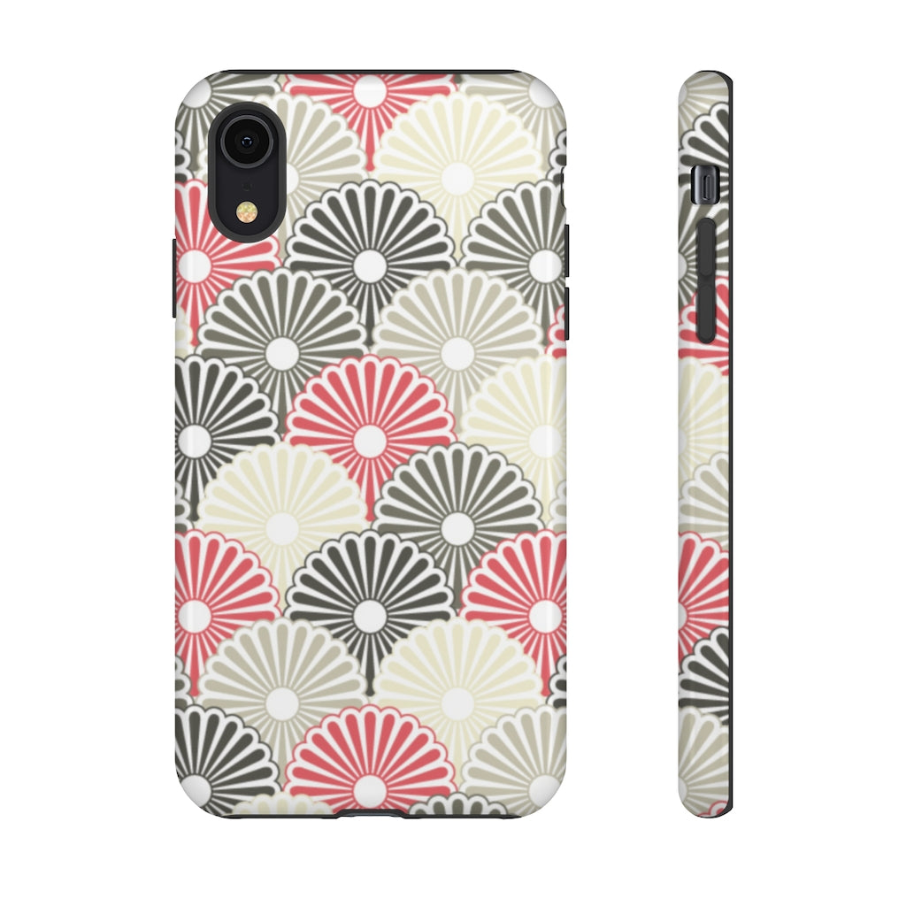 Japanese Flower Pattern iPhone Case (Protective) iPhone XR Glossy Phone Case