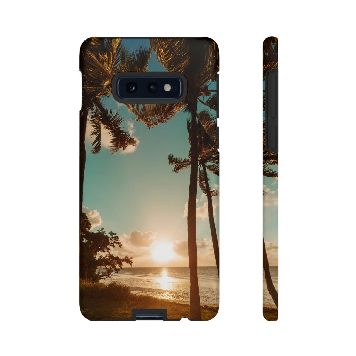 Sundown Palmtrees Android Case (Protective) Samsung Galaxy S10E Matte Phone Case