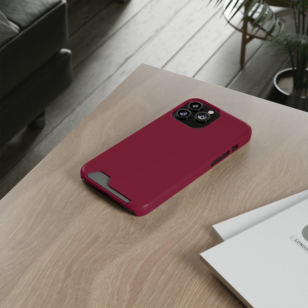 Claret iPhone Case (Card) Phone Case