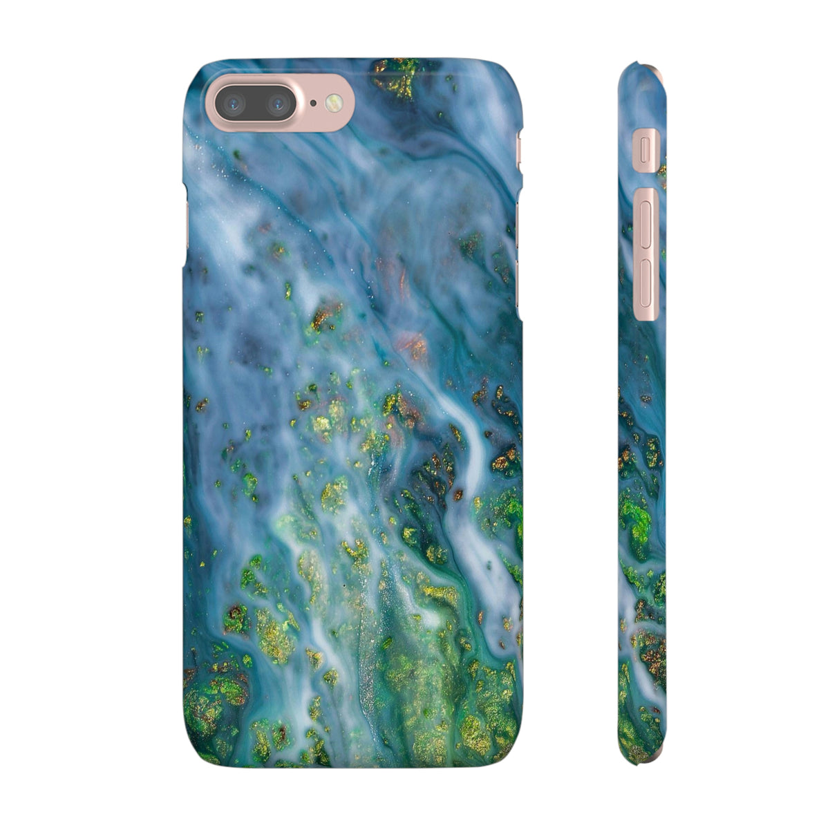 Forest Mist Ink Art iPhone Case (Slim) iPhone 7 Plus Glossy Phone Case