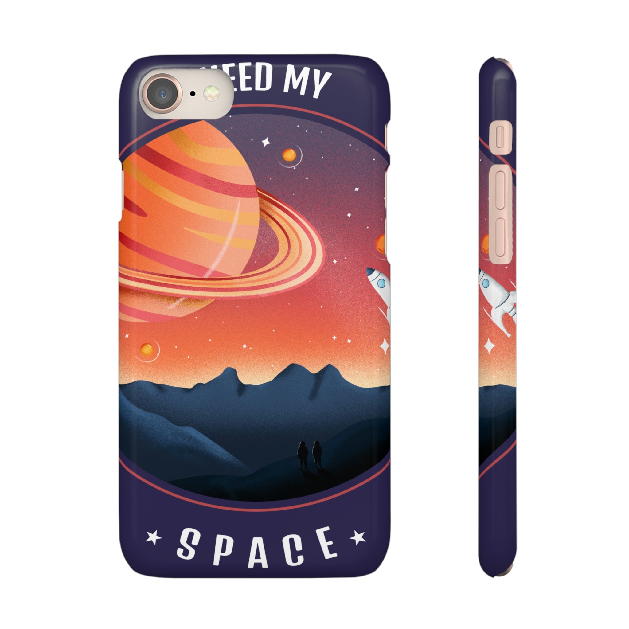 Express Galaxy iPhone Case (Slim) iPhone 8 Glossy Phone Case