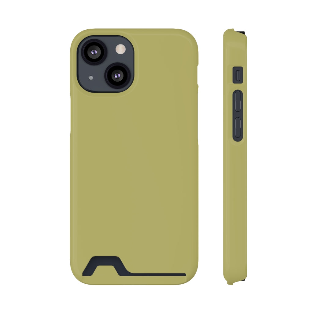 Dark Khaki iPhone Case (Card) iPhone 13 Mini Glossy Without gift packaging Phone Case