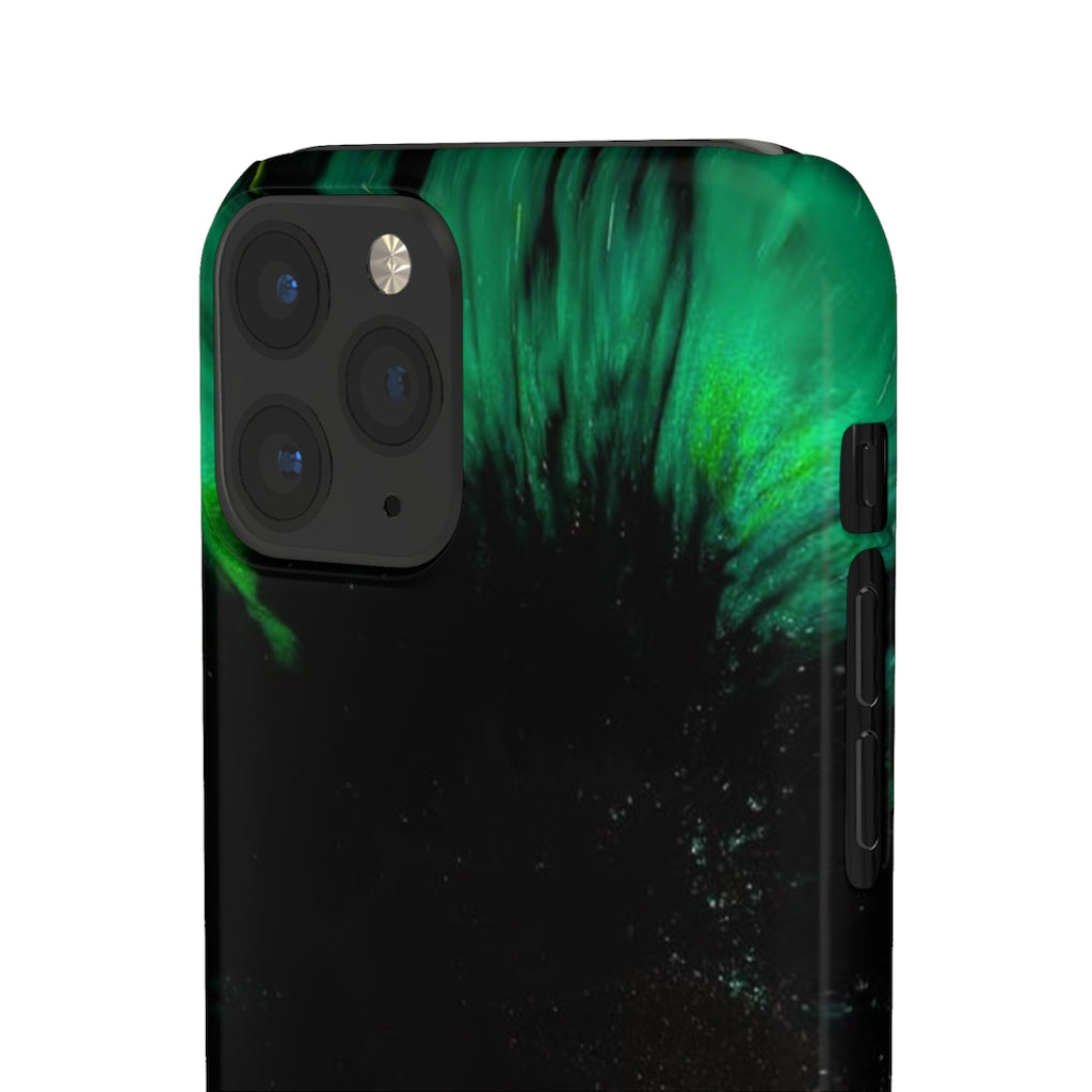 Northen Star Gaze Ink Art iPhone Case (Slim) Phone Case