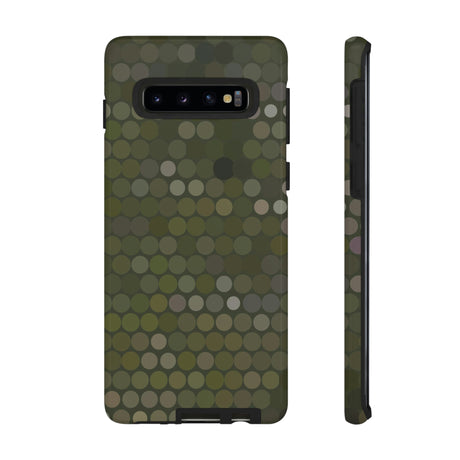 Military Dot Camo Phone case Samsung Galaxy S10 Glossy Phone Case