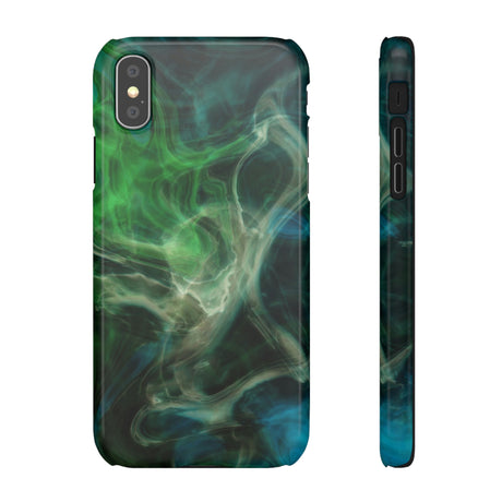 Green Marble iPhone Case (Slim) iPhone XS Glossy Phone Case