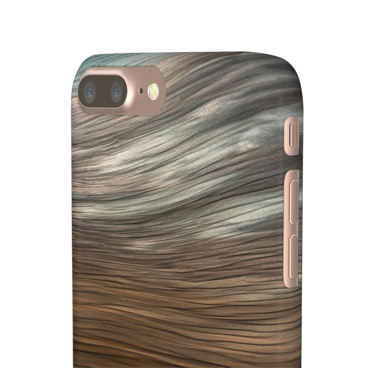 Silver Ink Art iPhone Case (Slim) Phone Case