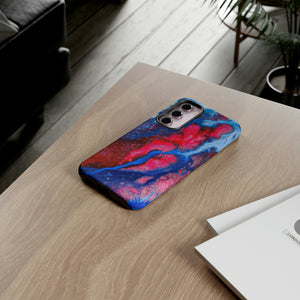 Red n Blue Ink Art Android Case (Protective) Phone Case