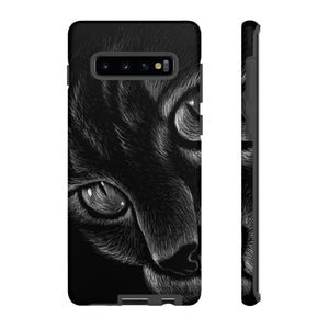 Pencil Drawing Cat Android Case (Protective) Samsung Galaxy S10 Plus Matte Phone Case