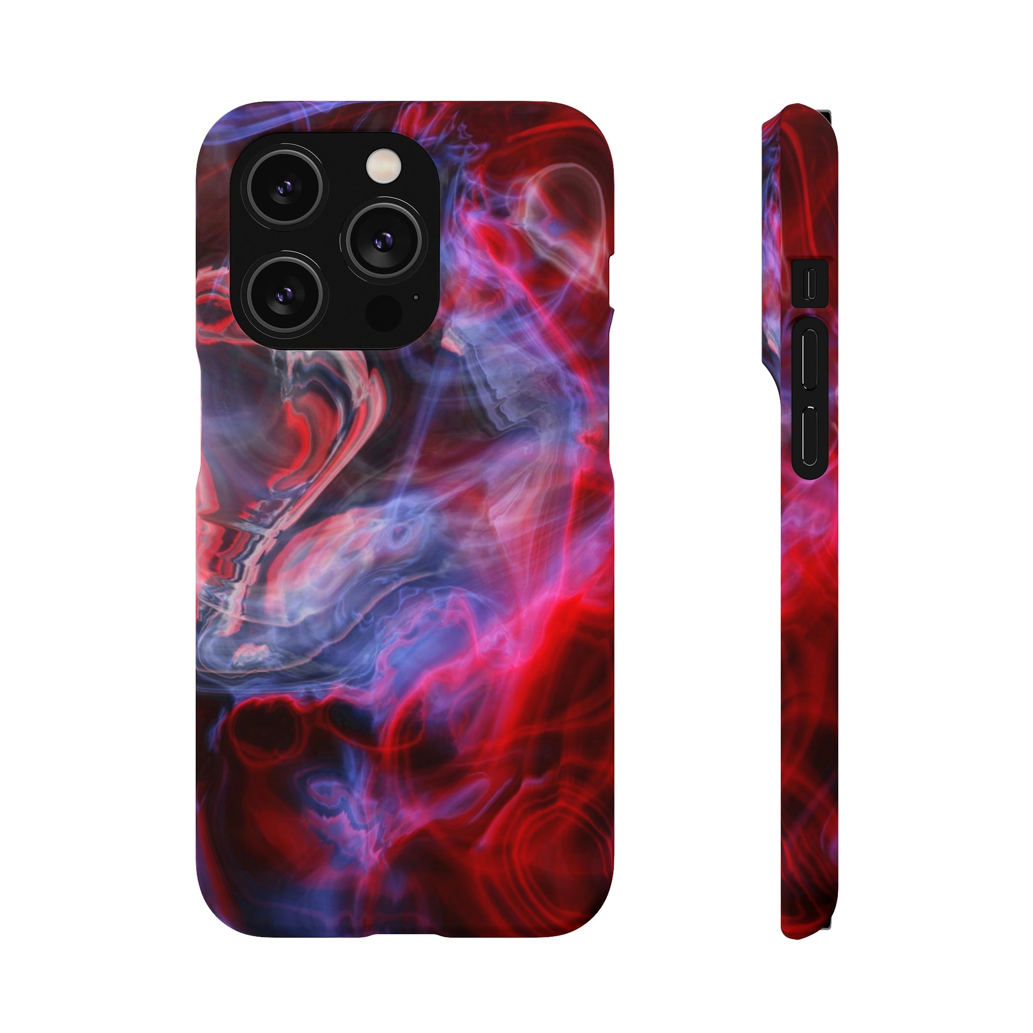 Red Marble iPhone Case (Slim) iPhone 14 Pro Matte Phone Case