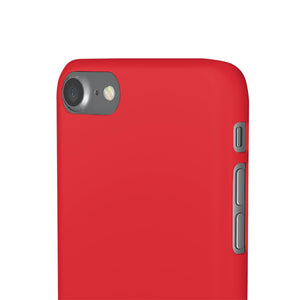 Alizarin crimson iPhone Case (Slim) Phone Case