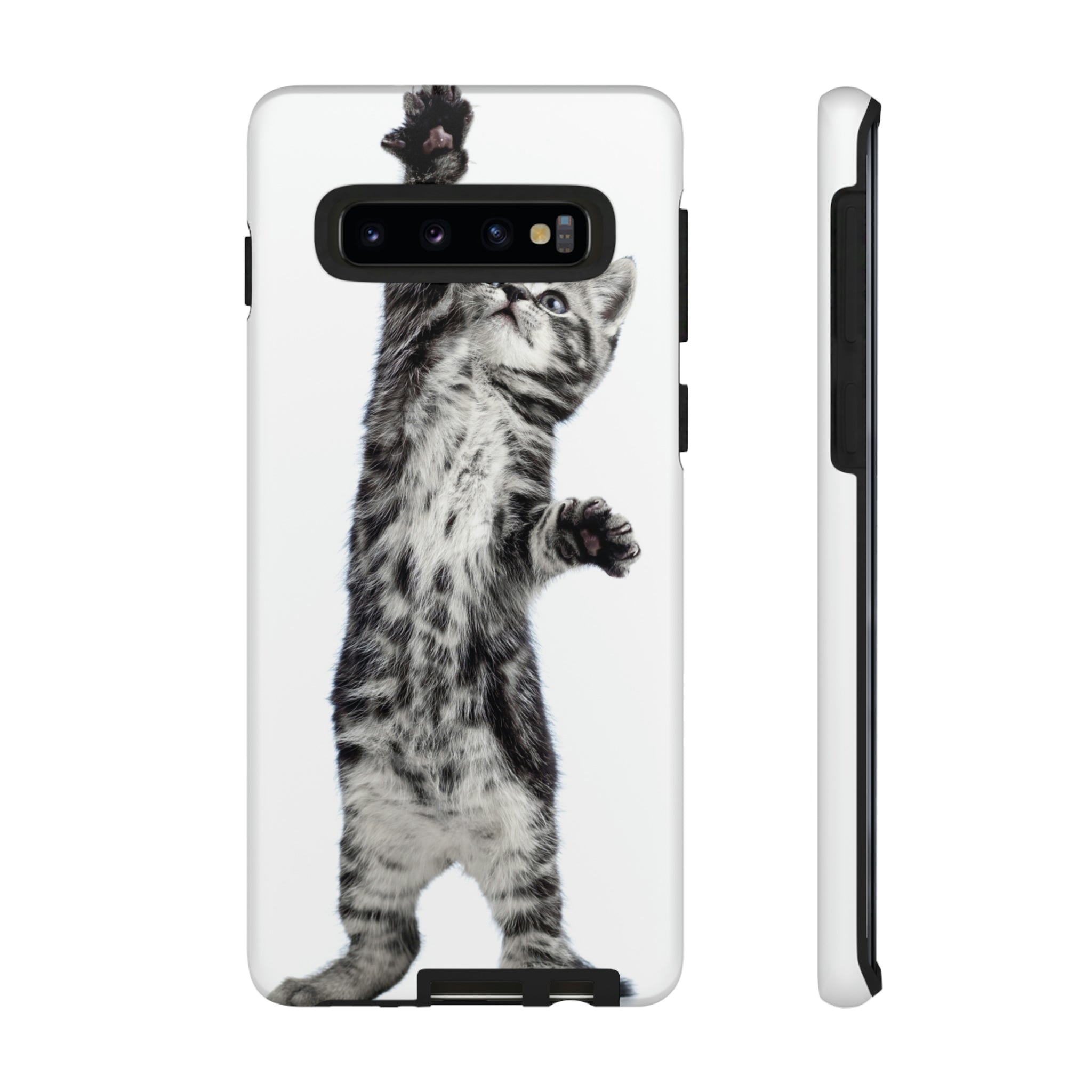 Playful Kitten Android Case (Protective) Samsung Galaxy S10 Matte Phone Case